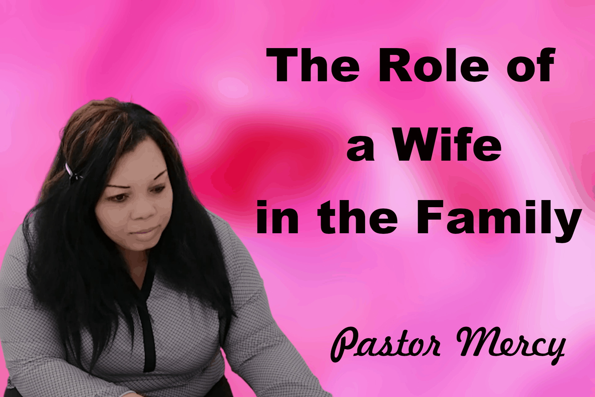 Role of a wife in a family