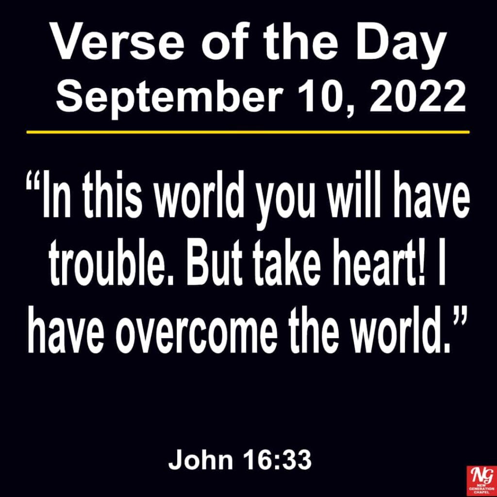 September 10th 2022 Bible Verse