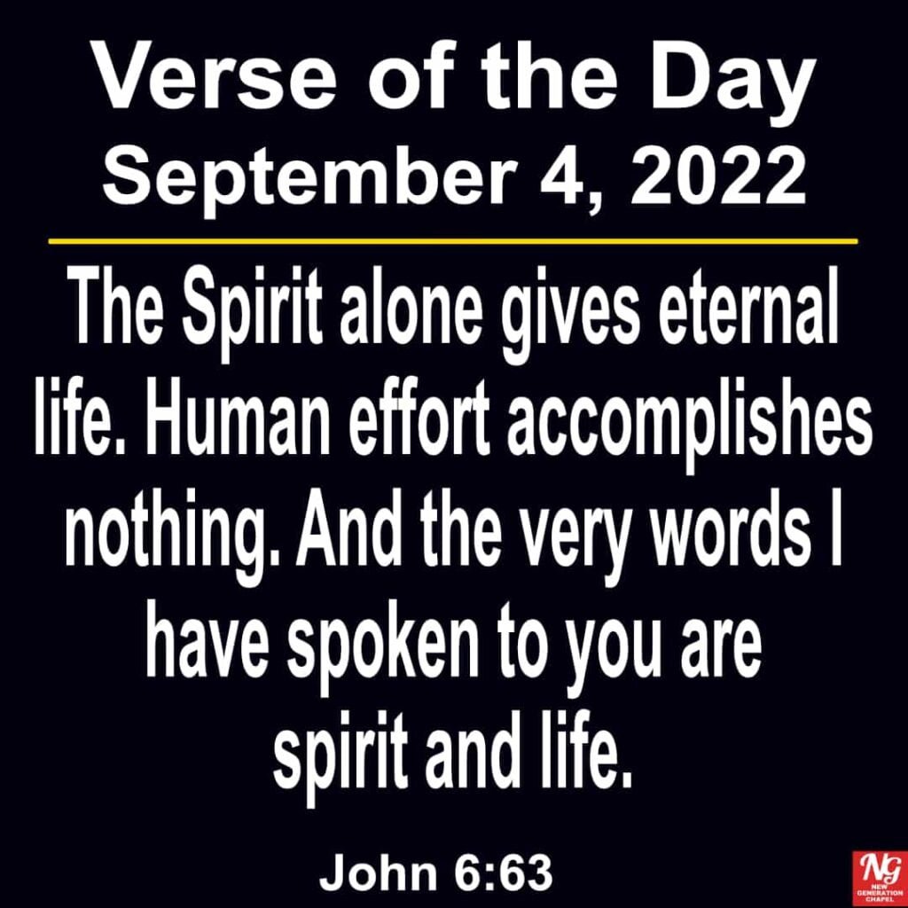 September 4th 2022 Bible Verse