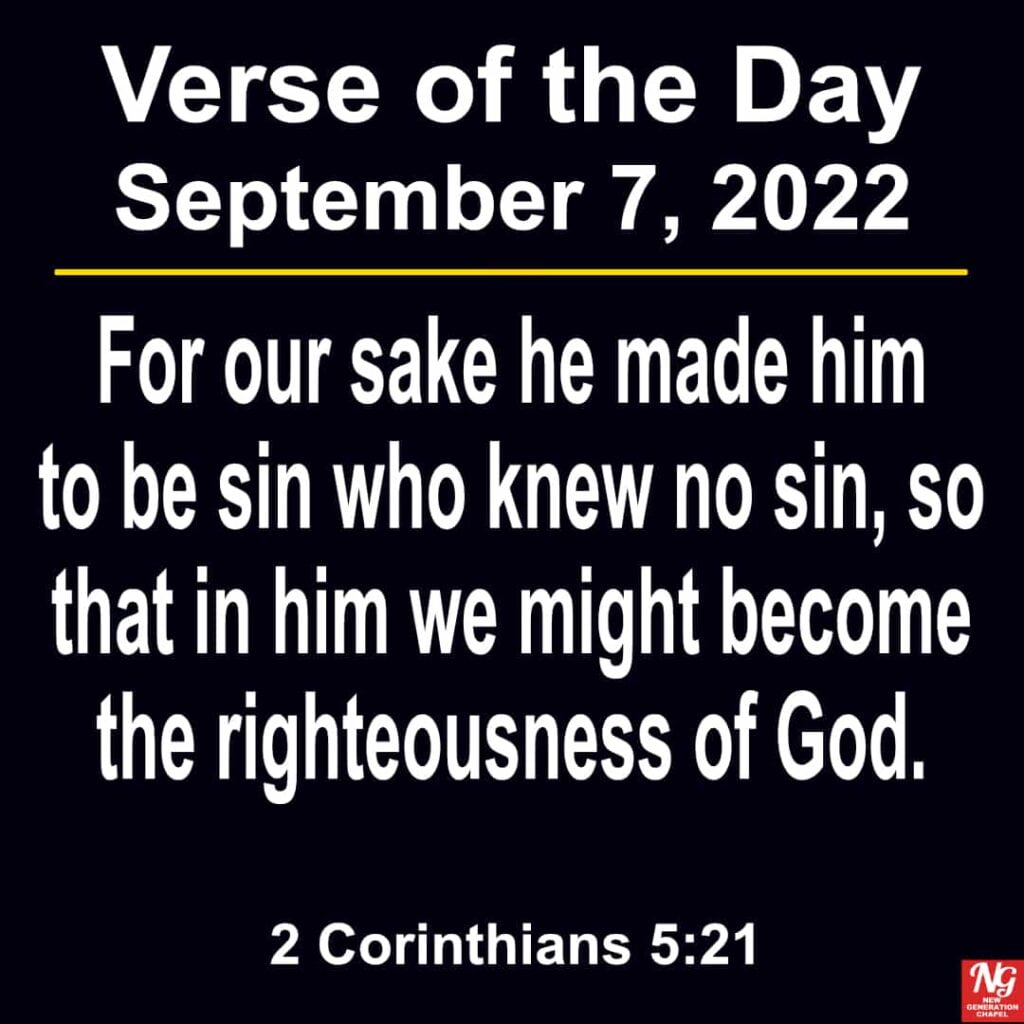 September 7th 2022 Bible Verse