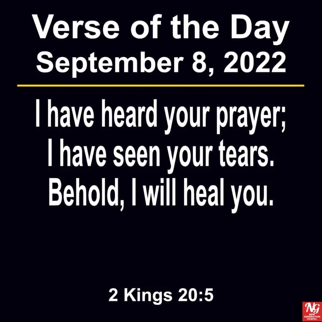 September 8th 2022 Bible Verse