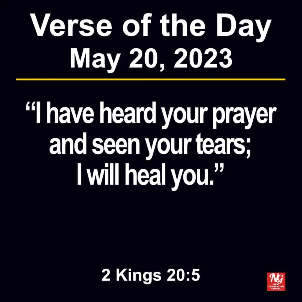 Bible Verse 20 May 2023